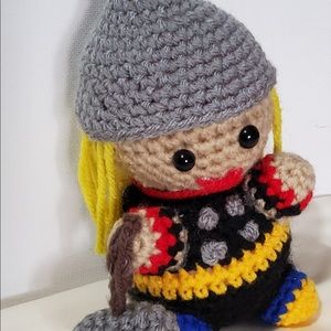 THOR HANDMADE. OFFICE DECORATION OR TOY SYNTHETIC FILLINGSOFT MATERIAL